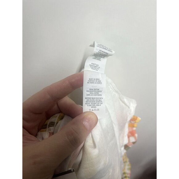 NEW Aerie Spring Fling Gingham Dress Mini Ruffle Halter Open Back Cocktail LARGE - Picture 6 of 7